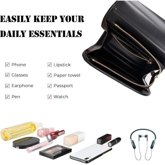 Retro Straw Woven Women's Small Cross Body Shoulder Messenger Handbag Beige-blac - Picture 4 of 7